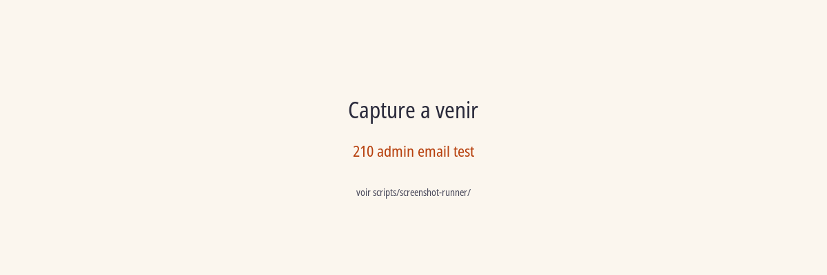 Panel de test SMTP