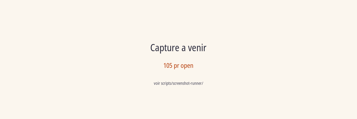 Pull request ouverte avec diff visible